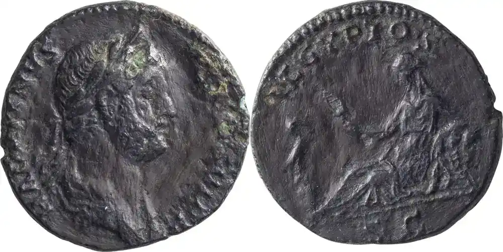 Ancient Roman c. 132 n. Chr. Hadrian. 40-as - Kundenliebling