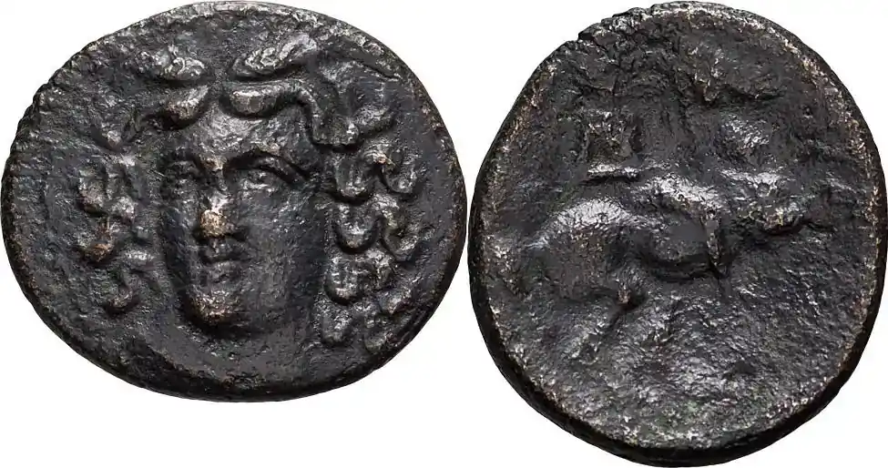 Ancient Greek 400-344 v. Chr Thessaly, Larissa . AE 18 | Vorteilspreis