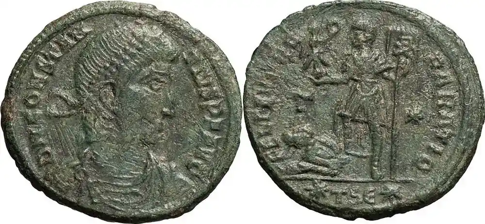 Ancient Roman 350-1 n. Chr. Constantius II. Centenionalis - Sonderaktion