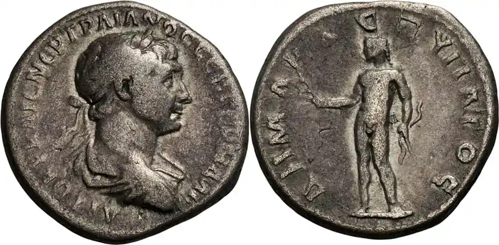 Ancient Roman 112-4 n. Chr. Trajan. Didrachm | Bewährte Qualität