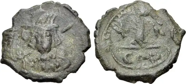 Byzantine Constantine IV (668-685). Æ 10 Nummi ss | Bewährte Qualität