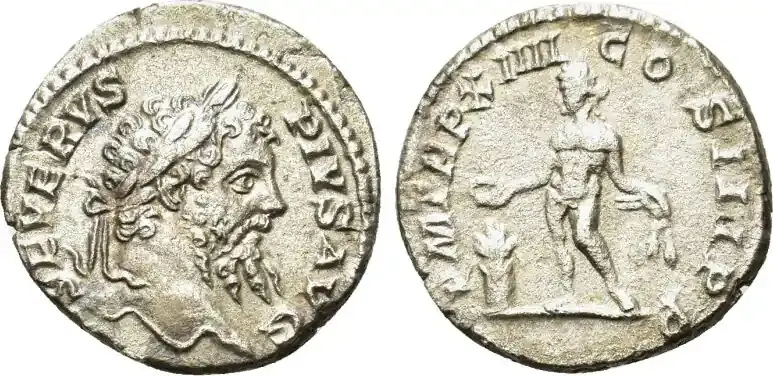Roman Imperial Septimius Severus (193-211). AR Denarius ss - Rabatt