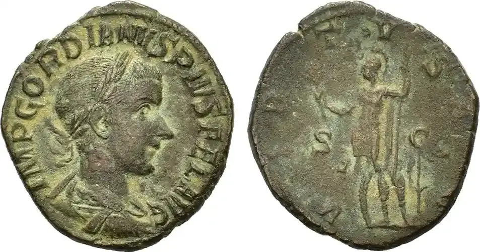 Roman Imperial Gordian III, 238-244. Sesterius ss - Super-Preis