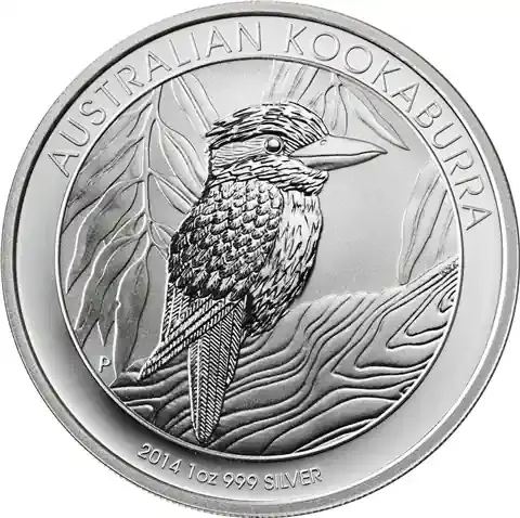 Sparangebot - Australien 1 Unze Silber 2014 – 1 Dollar Kookaburra