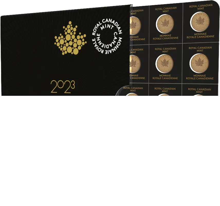 25x 1g Goldmünze Maple Leaf – Maplegram 2023 | Bewährte Qualität
