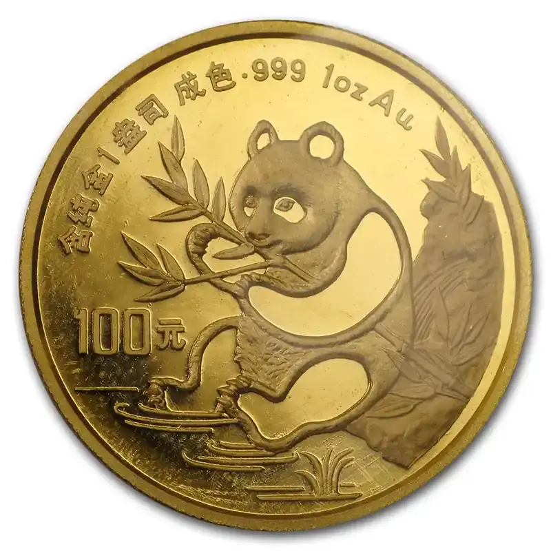 1 Unze Goldmünze China Panda 1991 - Sonderangebot