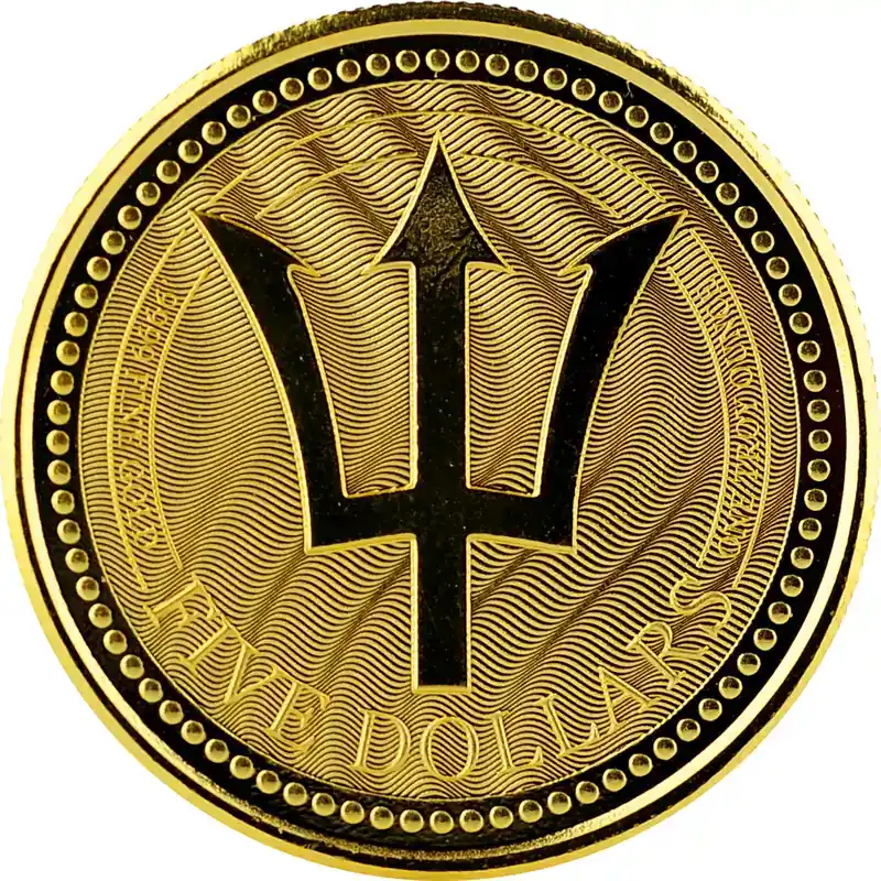 Top-Preis | 1 Unze Goldmünze Barbados Trident 2017
