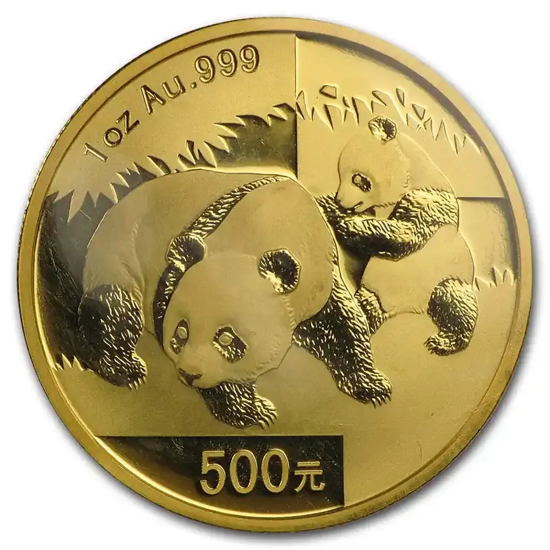 1 Unze Goldmünze China Panda 2008 | Knallerpreis
