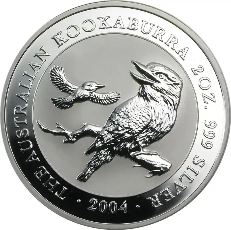 Begrenztes Angebot | 10 Unzen Silbermünze Australien Kookaburra 2004