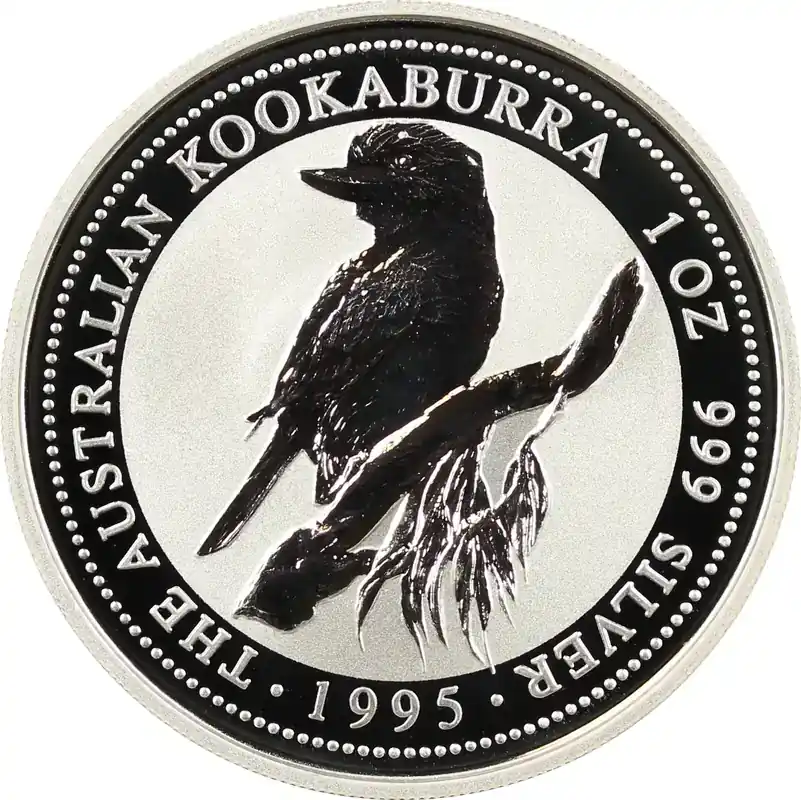 Profi-Qualität | 10 Unzen Silbermünze Australien Kookaburra 1995