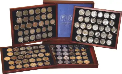 Sofort lieferbar - Münzsammlung – DDR 123 Gedenkmünzen (5 Mark – 10 Mark – 20 Mark)