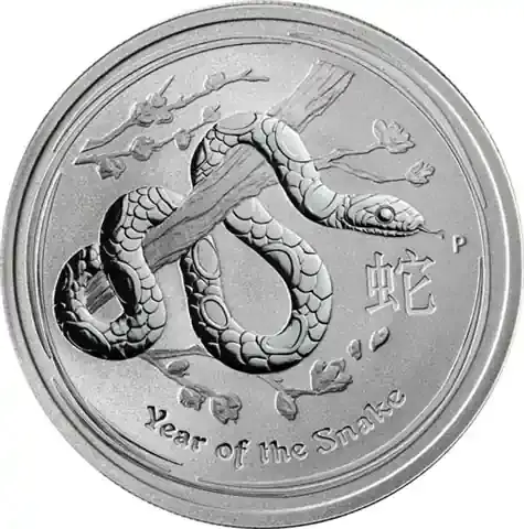 1/2 Unze Silber 2013 Australien Lunar Schlange | Beliebt