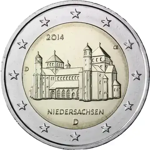 Sale | Deutschland 2 Euro 2014 – Michaeliskirche Hildesheim – Münzzeichen D
