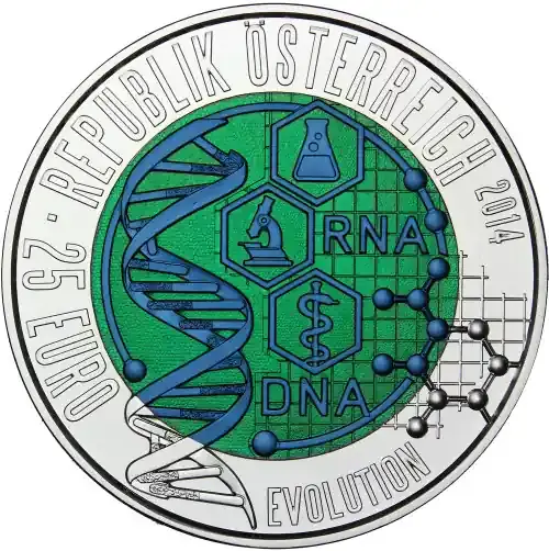 Österreich 25 Euro Niob 2014 Evolution - Top bewertet