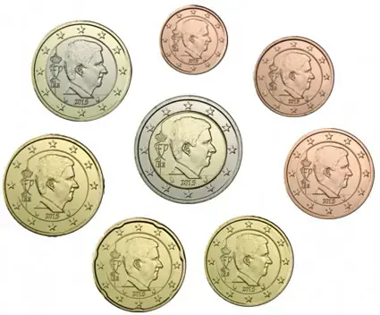 Belgien 3,88 Euro 2015 bfr. lose 1 Cent – 2 Euro - Sicher einkaufen
