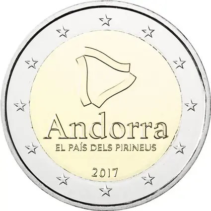 Andorra 2 Euro 2017 Land in den Pyrenäen - Preiswert