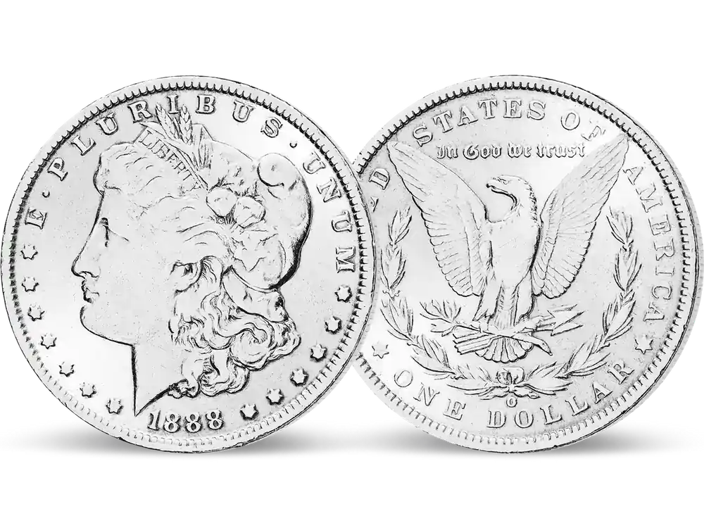 USA Morgan Dollar 1888 Fehlprägung ‘Hot Lips‘ | Mega-Angebot