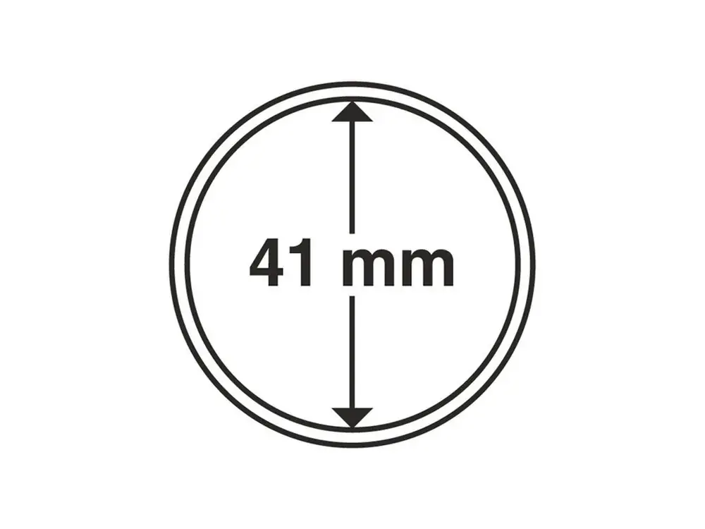 Ausverkauf - Münzkapseln GRIPS 41 mm, 10er Pack