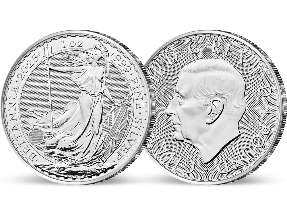 Jetzt erhältlich | Silbermünze ‘Britannia‘ aus Großbritannien