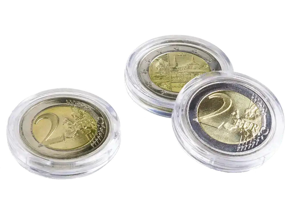 Online bestellbar - Münzkapseln 10er Pack 26mm