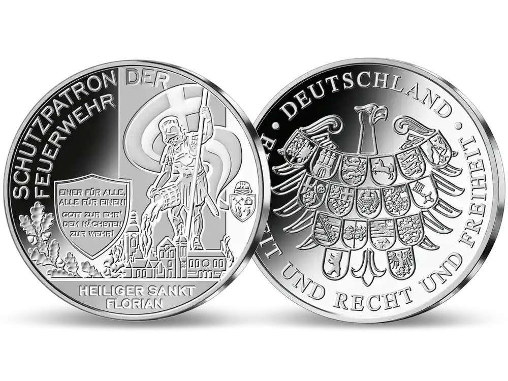 Silber-Gedenkprägung „Feuerwehrtaler“ | Aktionspreis