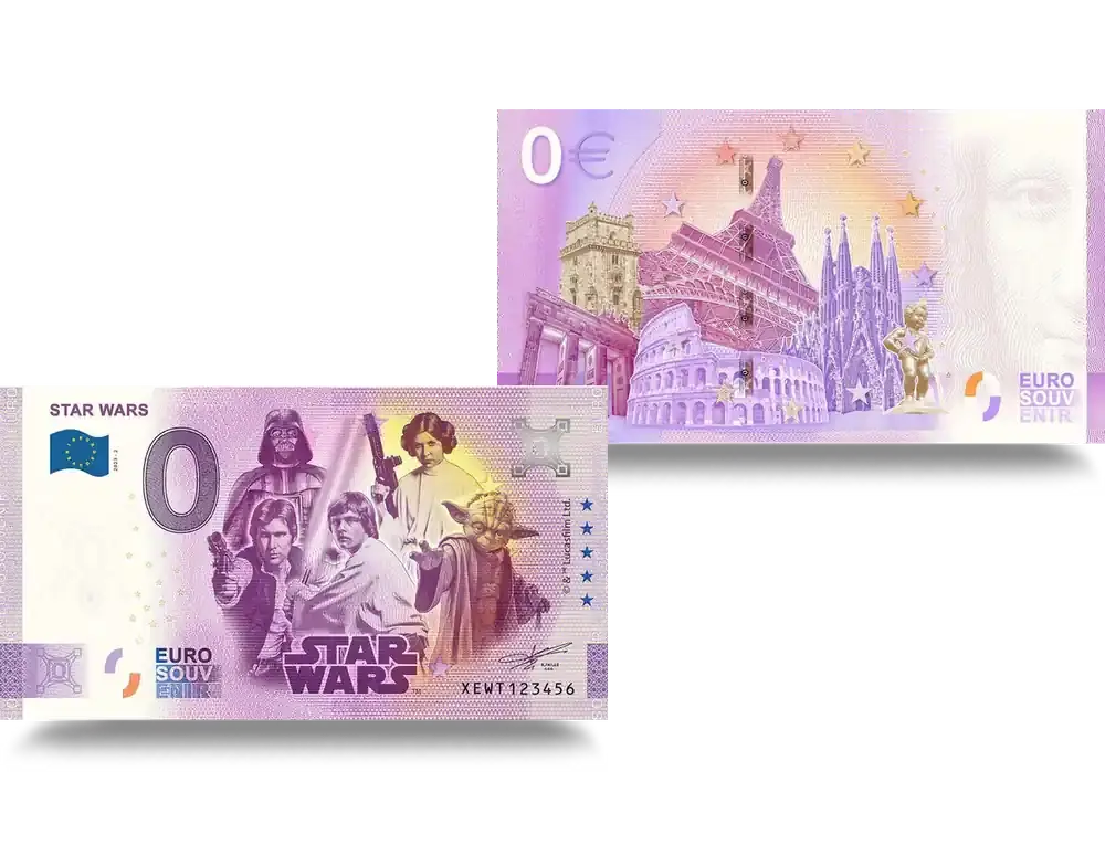 Meistverkauft | Die 0-Euro-Banknote „Star Wars“