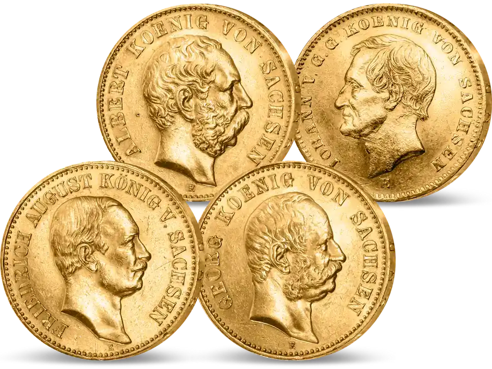 Das echte Gold der letzten Könige von Sachsen | Einfach bestellen