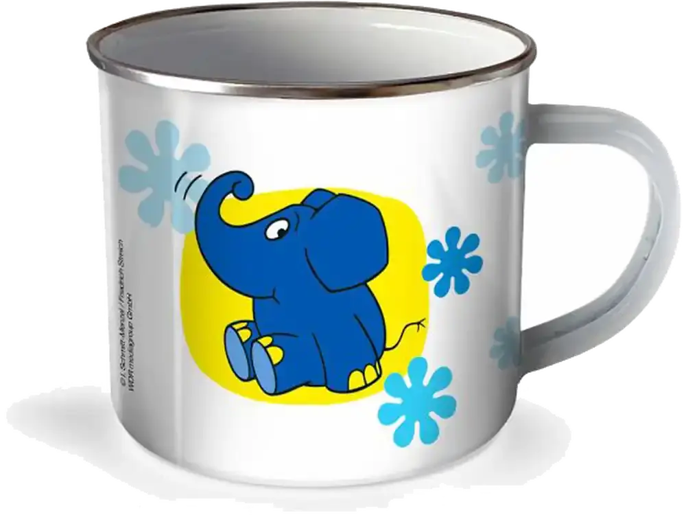 Emaille-Becher „Der Elefant“ - Nur solange der Vorrat reicht