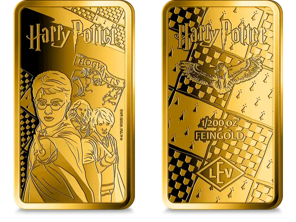 Feingold-Gedenkbarren „Harry, Ron & Hermine“ - Bestpreis