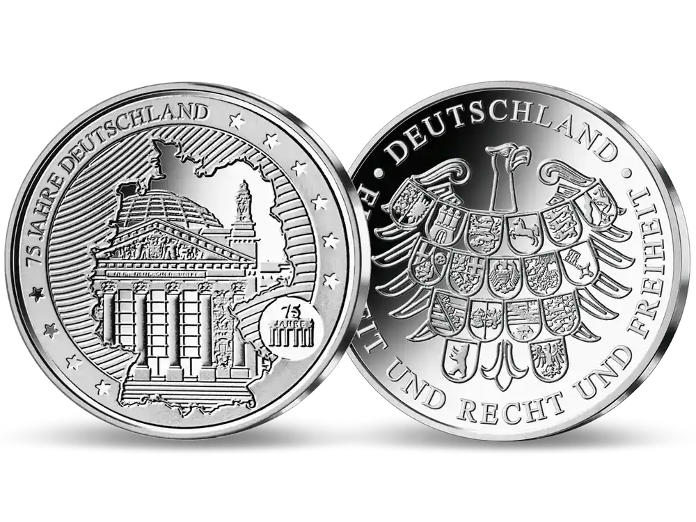Nur heute | Silberprägung „75 Jahre Deutschland“