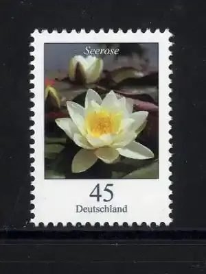 Aktion - Bund, Michel Nr. 3303 postfrisch – Freimarke Blumen 45 cent Weiße Seerose