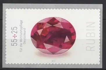 Bund, Michel Nr. 2909 postfrisch – Wohlfahrt Edelsteine Rubin selbstklebend - Premium