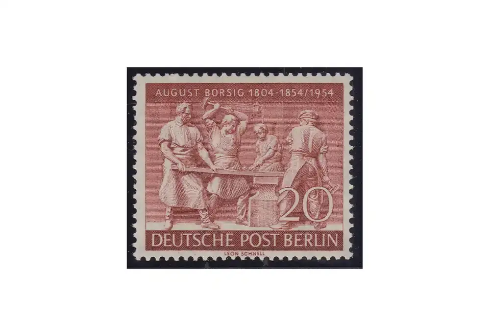 Begrenzte Stückzahl - Berlin Michel-Nr. 125 postfrisch August Borsig