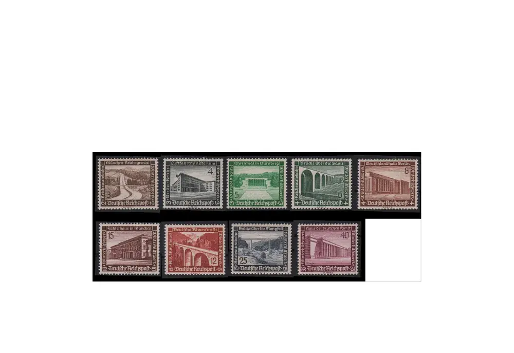 Neu eingetroffen | Briefmarken Deutsches Reich Mi.Nr. 634/642 **