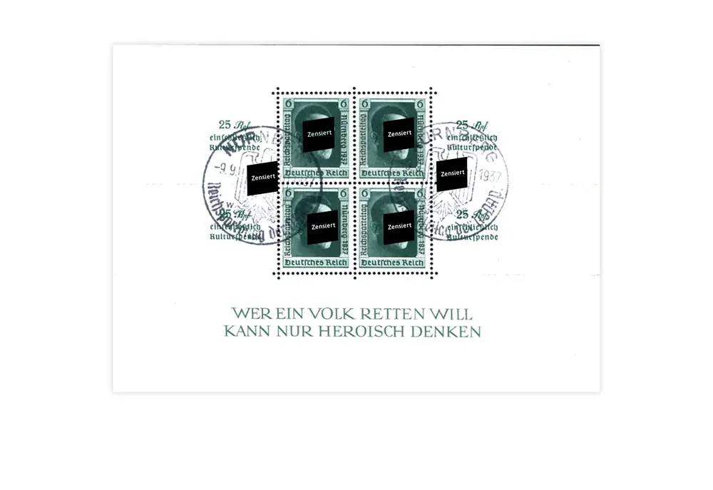 Deutsches Reich Block 11 gestempelt - Nur heute