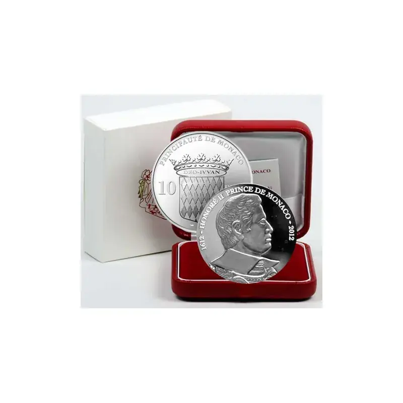10 Euro Gedenkmünze Monaco 2012 Silber PP – Honore II. | Hammerpreis