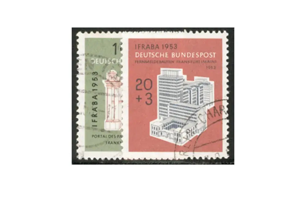 Top bewertet - Briefmarken BRD IFRABA 1953 Michel-Nr. 171-172 gestempelt