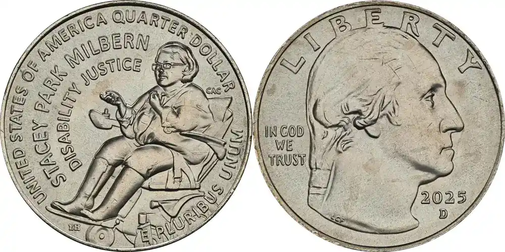 25 Ct Stacey Milbern 2025 D vz. USA - Neu im Sortiment