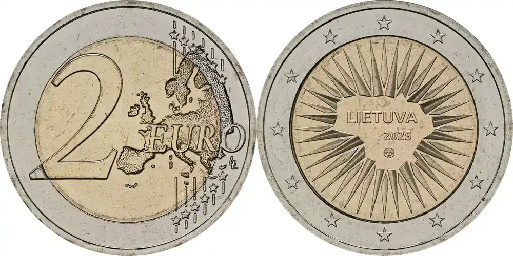 Geprüfte Qualität - 2 Euro Verteidigung 2025 bfr Litauen