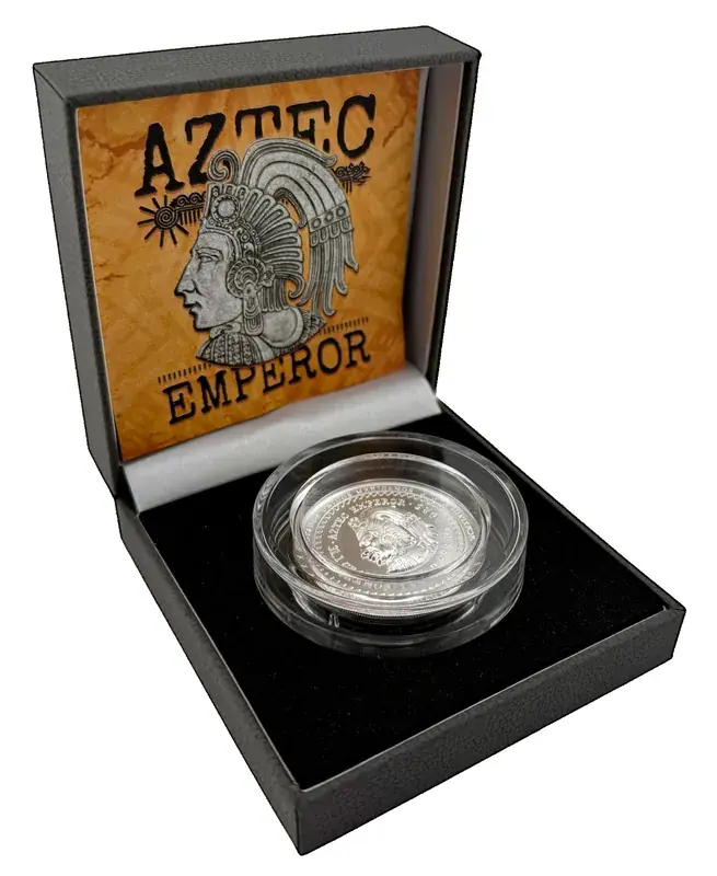 Super-Preis - Niue 2025 2 Dollar Tribut an den Aztekenkaiser Cuauhtémoc Stgl.