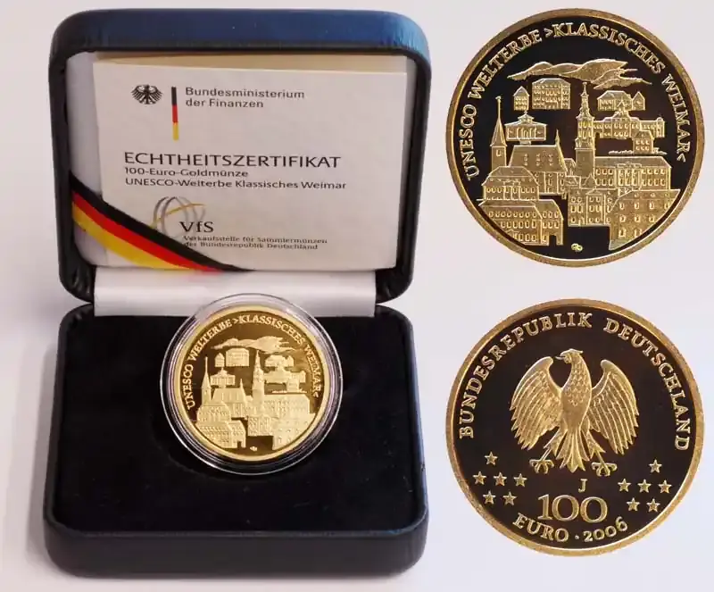 Deutschland 2006 D 100 Euro Weimar Stgl. | Preiswert