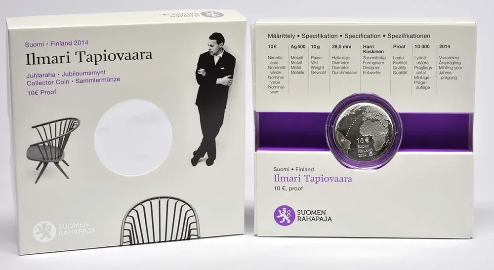 Finnland 10 Euro Ilmari Tapiovaara 2014 PP - Begrenztes Angebot