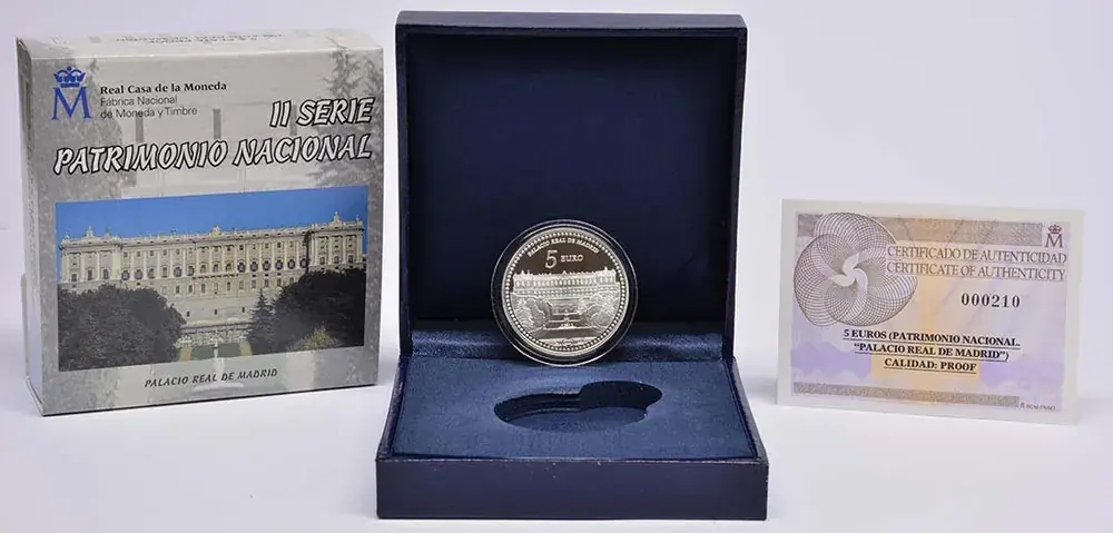 Bestpreis | Spanien 2014 5 Euro Königlicher Palast in Madrid PP