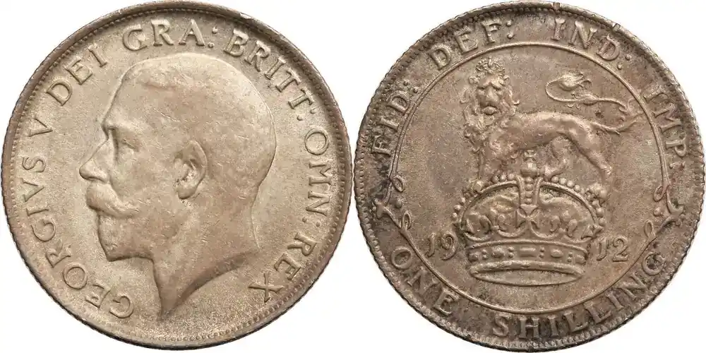 Extra sparen - Great Britain Shilling 1912 George V vz+/vz